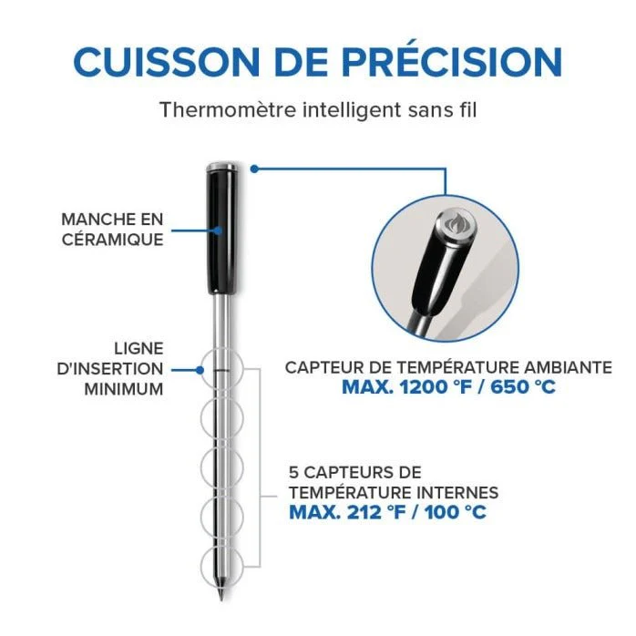 70130 - Napoleon - ACCU-PROBE PRO X: ThermomĂštre Ă viande sans fil - Image 2