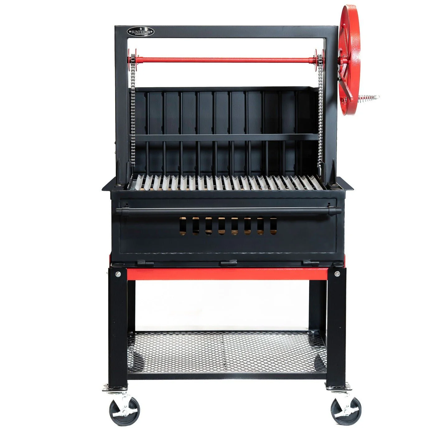 ARG-36DSIBRBCRT - Argentine with Brasero back 36''x 36'' with cart