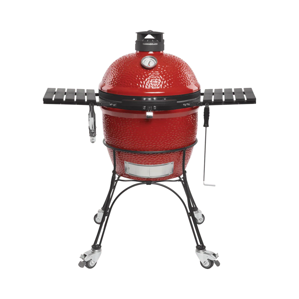 BBQ Kamado Classic Joe 18’’ Rouge avec chariot