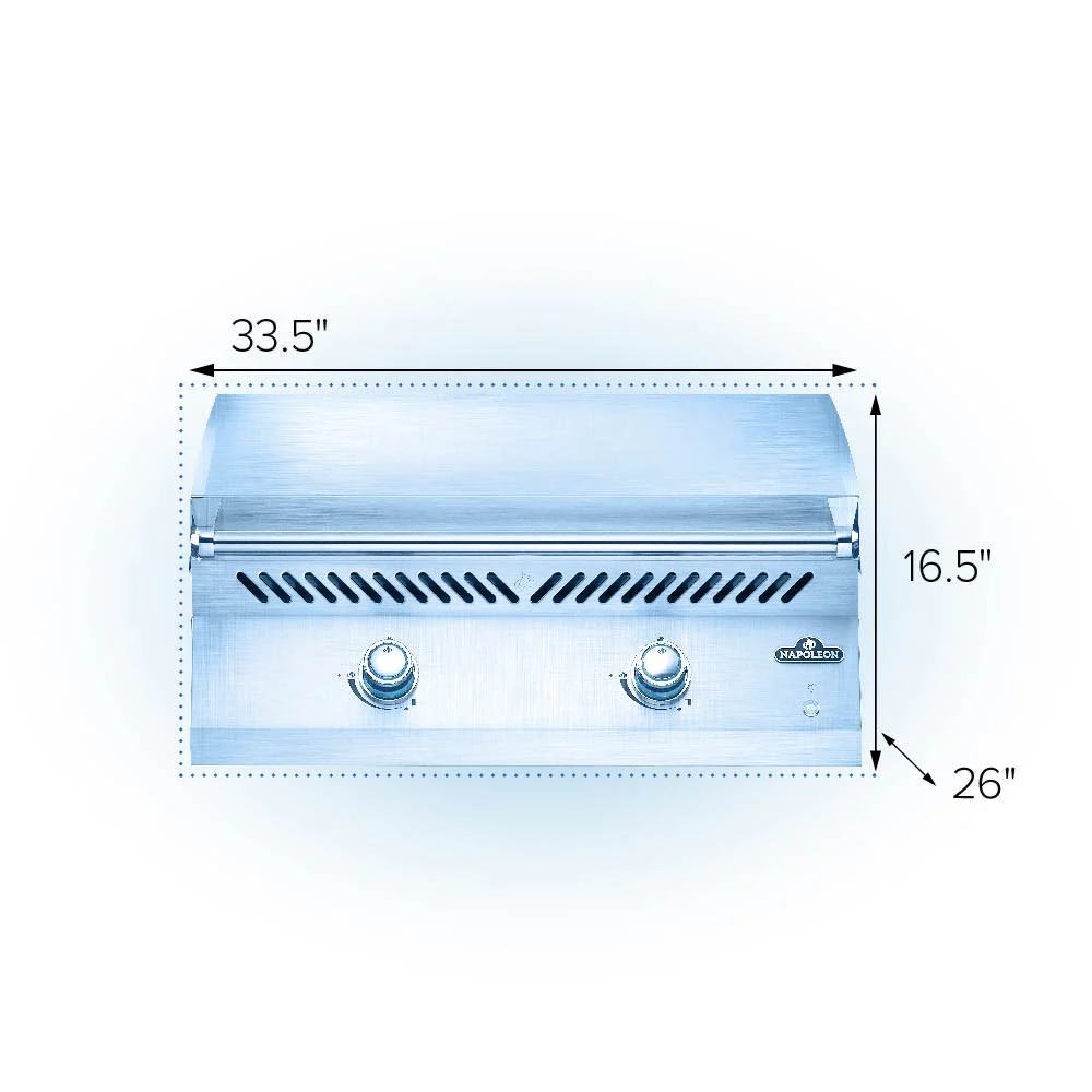 BIG32FTPSS - Napoleon Flat Top Griddle 700 Series 32" LP - Image 5