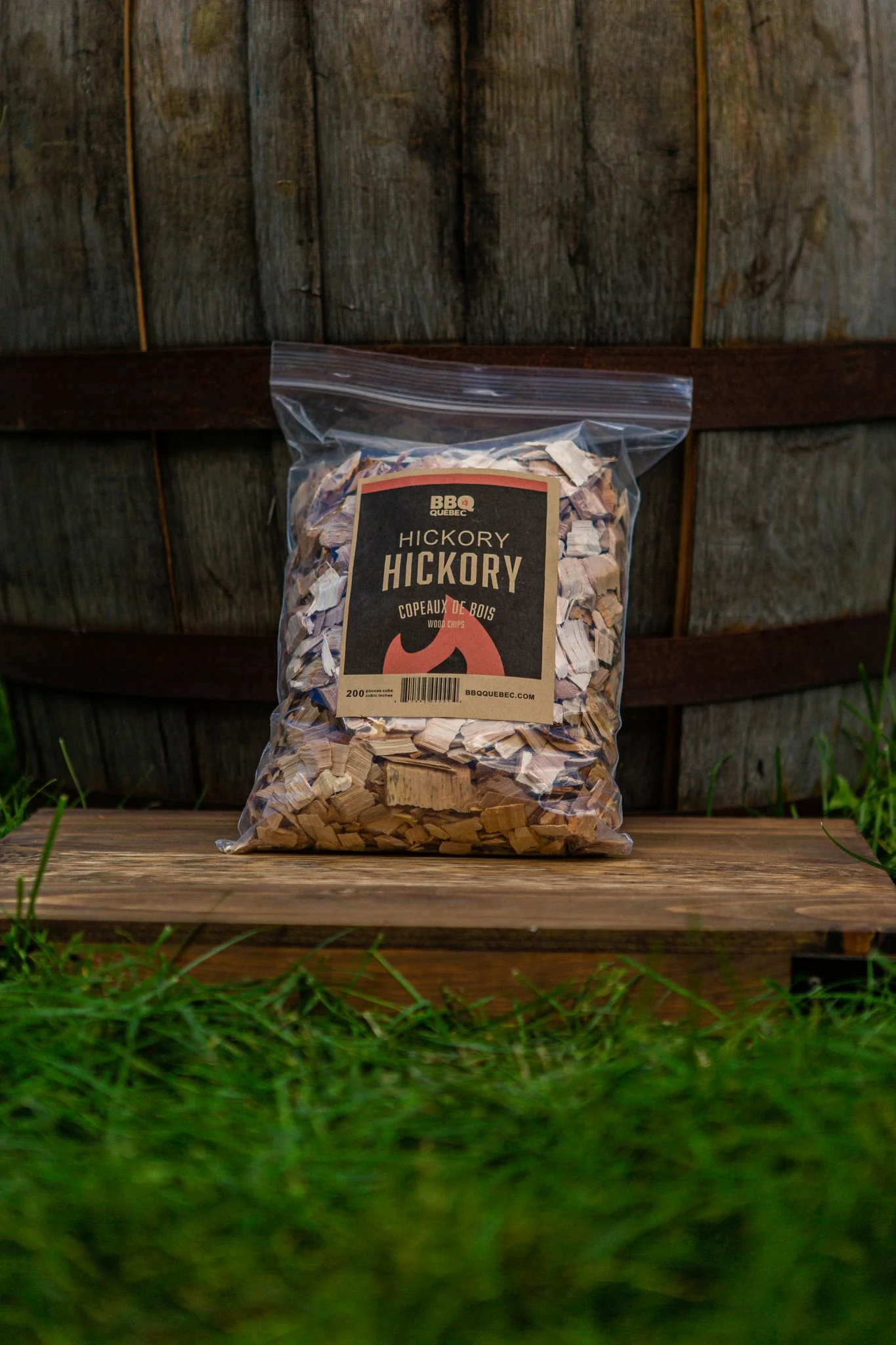 Copeaux BBQ Québec Hickory 200CU - Image 2