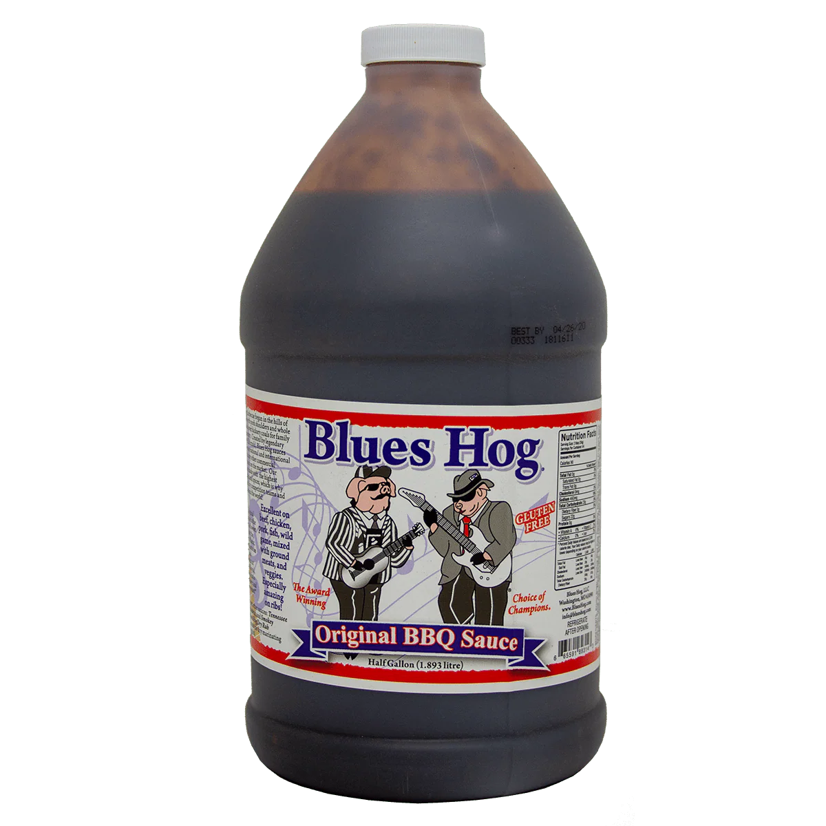 Demi Gallon Blues Hog Sauce BBQ Original