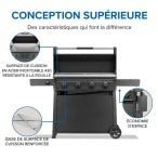 F36FTPMK - Plancha Freestyle 36 po au propane, noir mat - Image 4