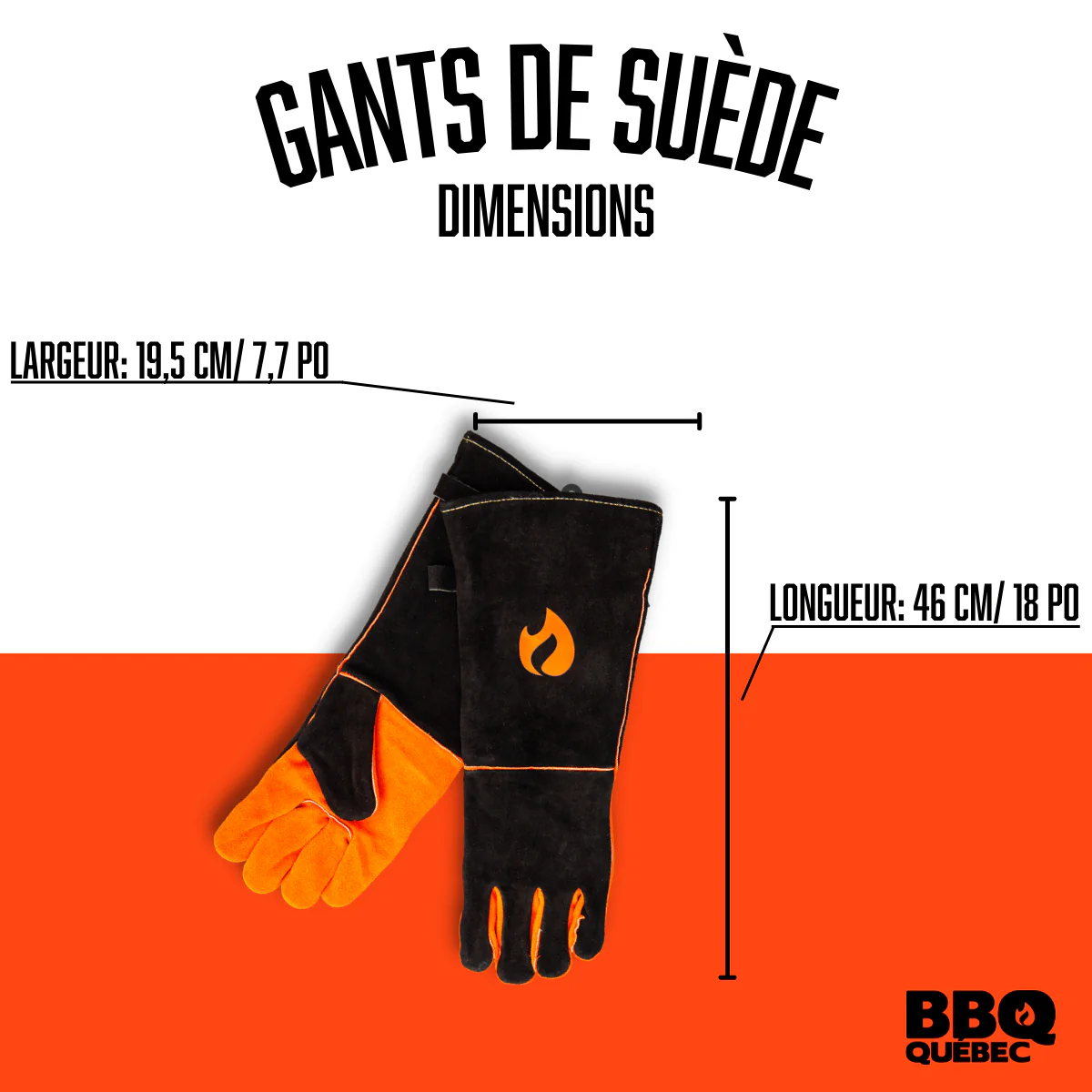 Gants de suède BBQ Québec - Image 3