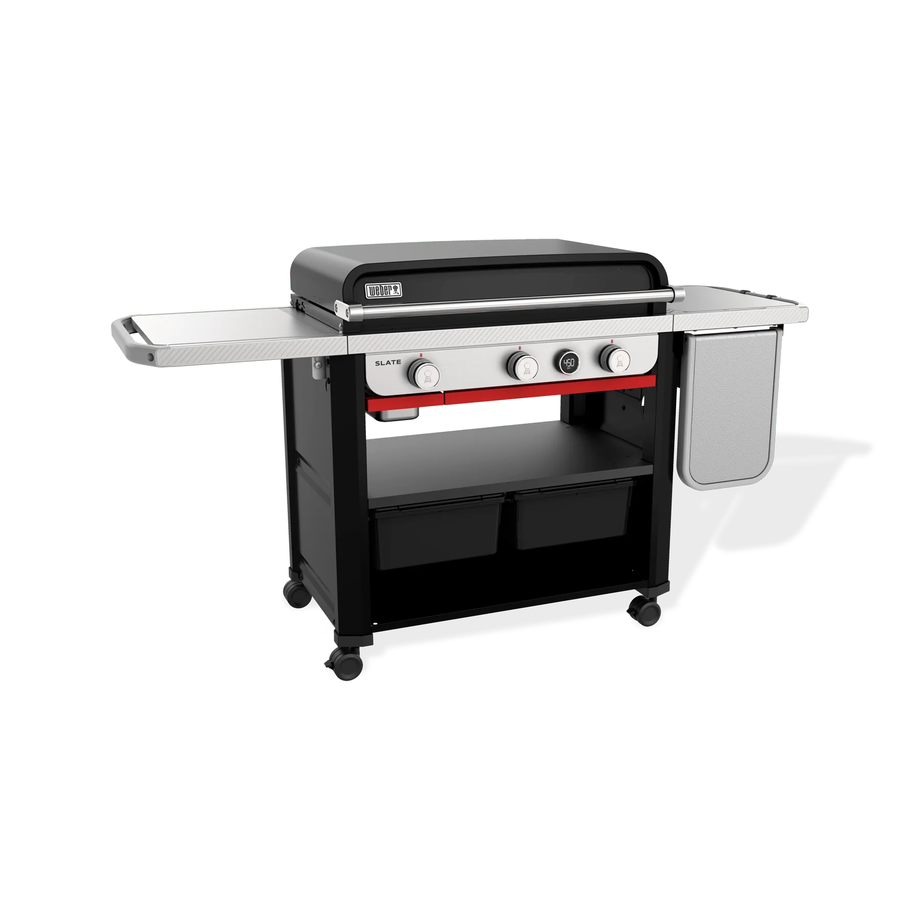 Gril plancha antirouille Slate 30 po avec tablette latérale extensible - 1500013 - Image 3