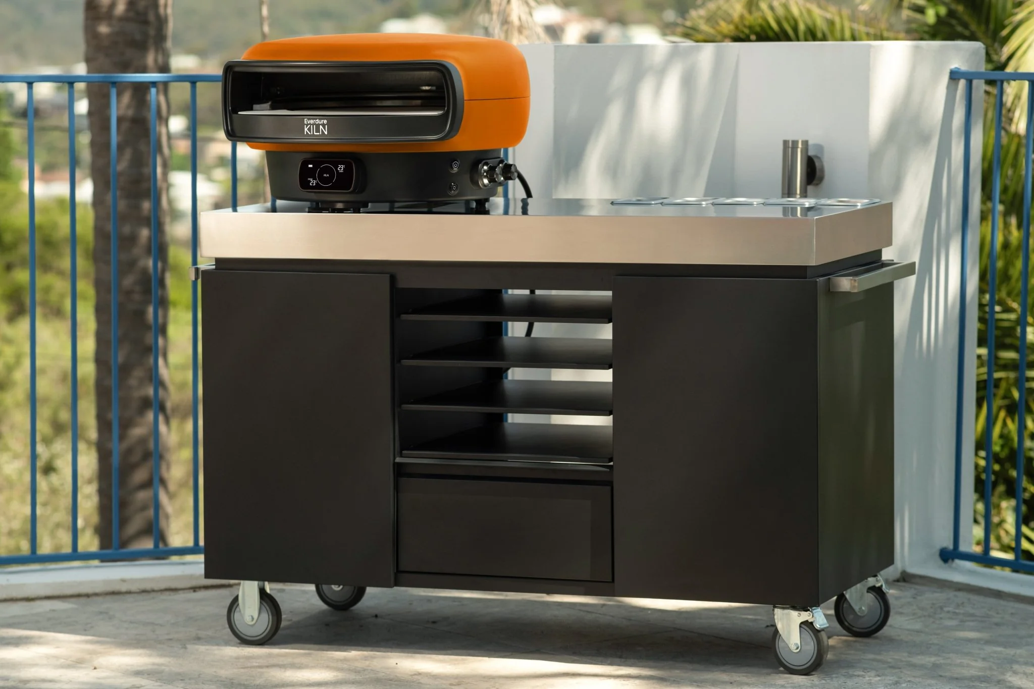 HBEKILN2GUSNG - Everdure - KILN 2 Burner - Graphite - NG Pizza - Image 7