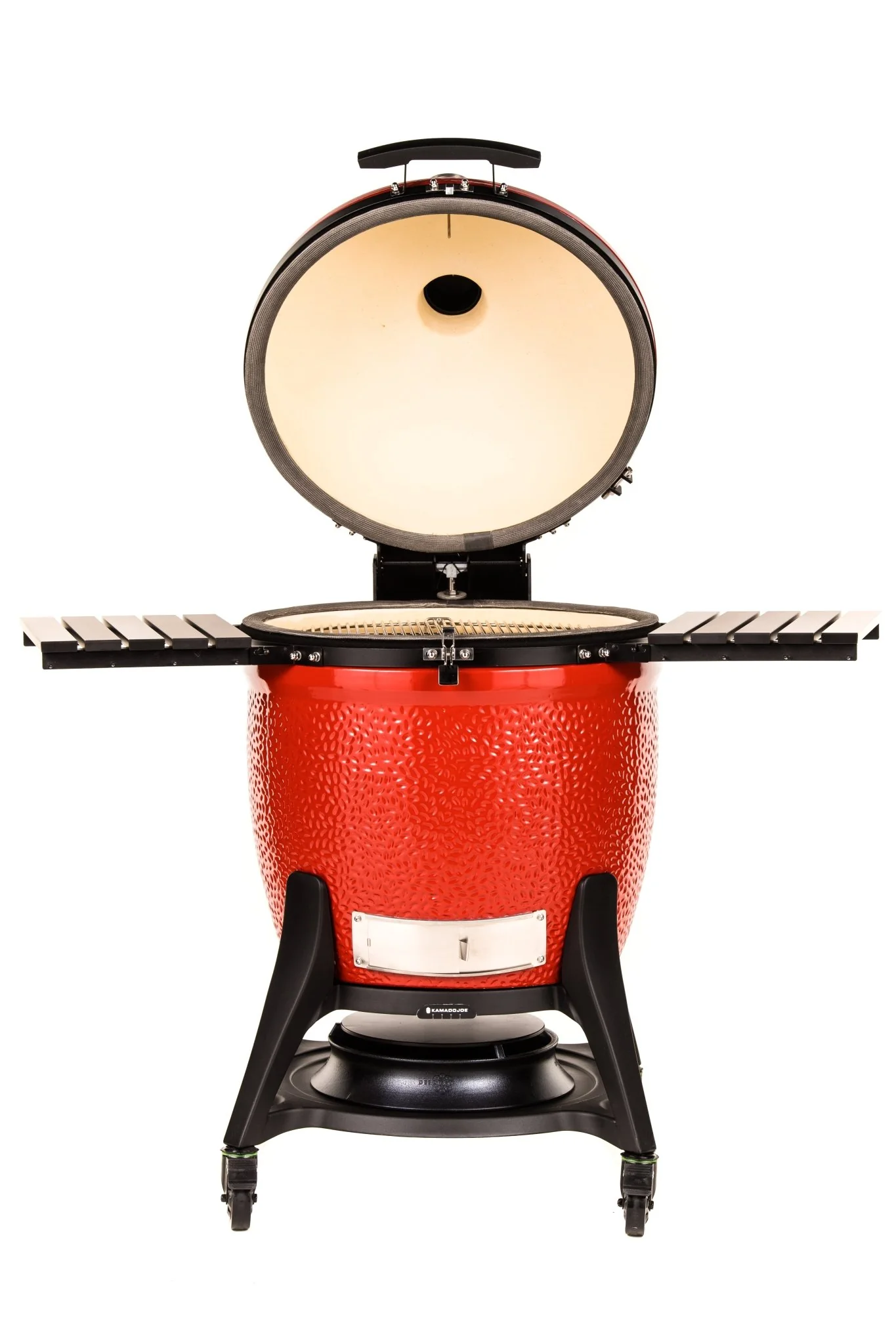 Kamado Joe Big Joe III 24’’ Rouge Avec Chariot Gril au Charcoal KJ15041021 - Image 2
