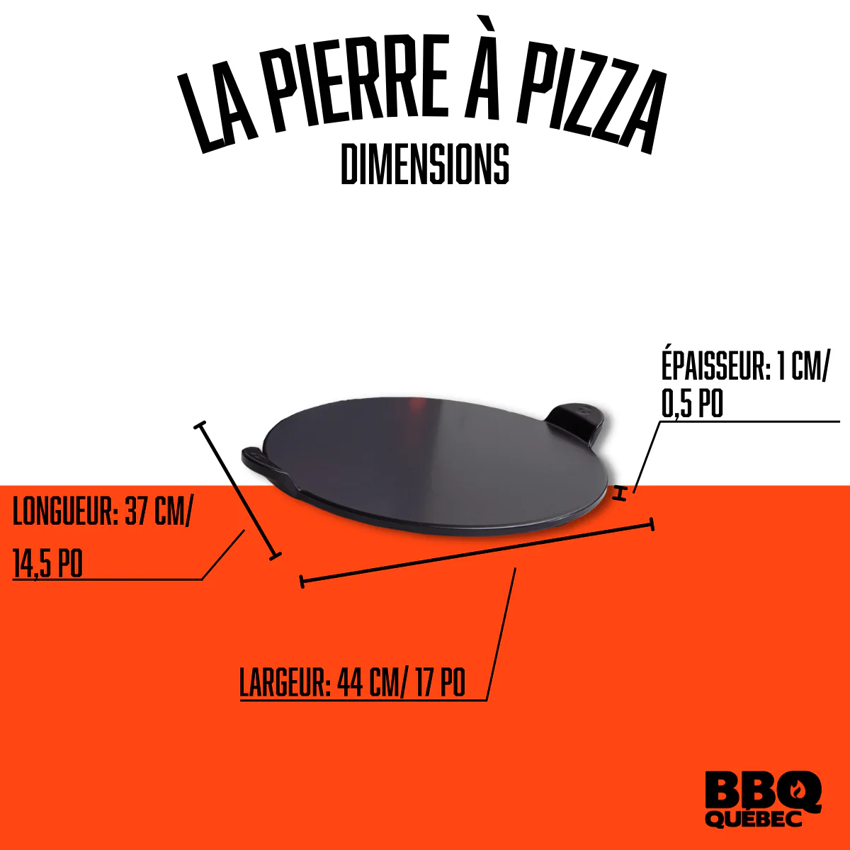 La plaque à pizza BBQ Québec - Image 3