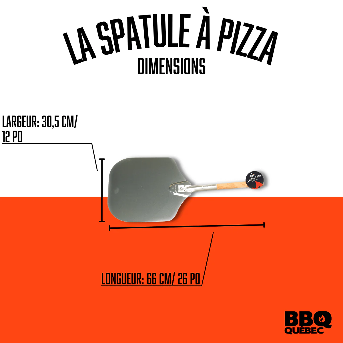 La spatule à pizza de BBQ Québec - Image 2