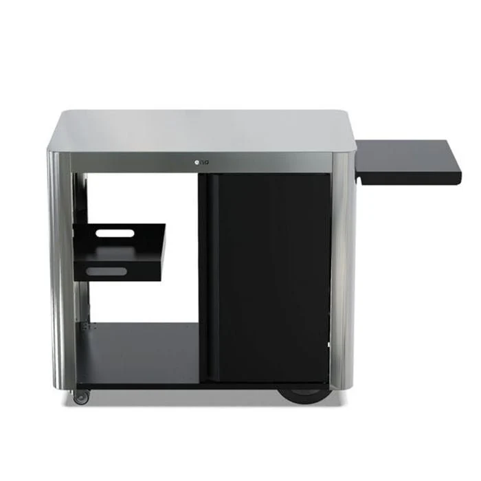 PDIS20185 - PACK ACHILLE NOIR/INOX PORTE+CLOISONS+TABLETTES - Image 2