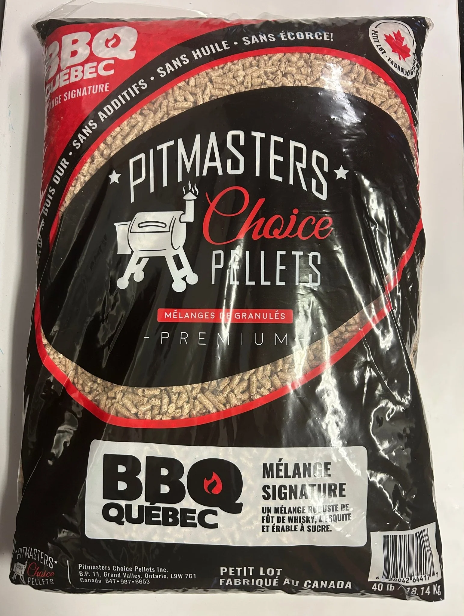 PMCP-PS - Granules BBQ QuĂ©bec Pitmaster Signature Ărable/Mesquite/Whisky