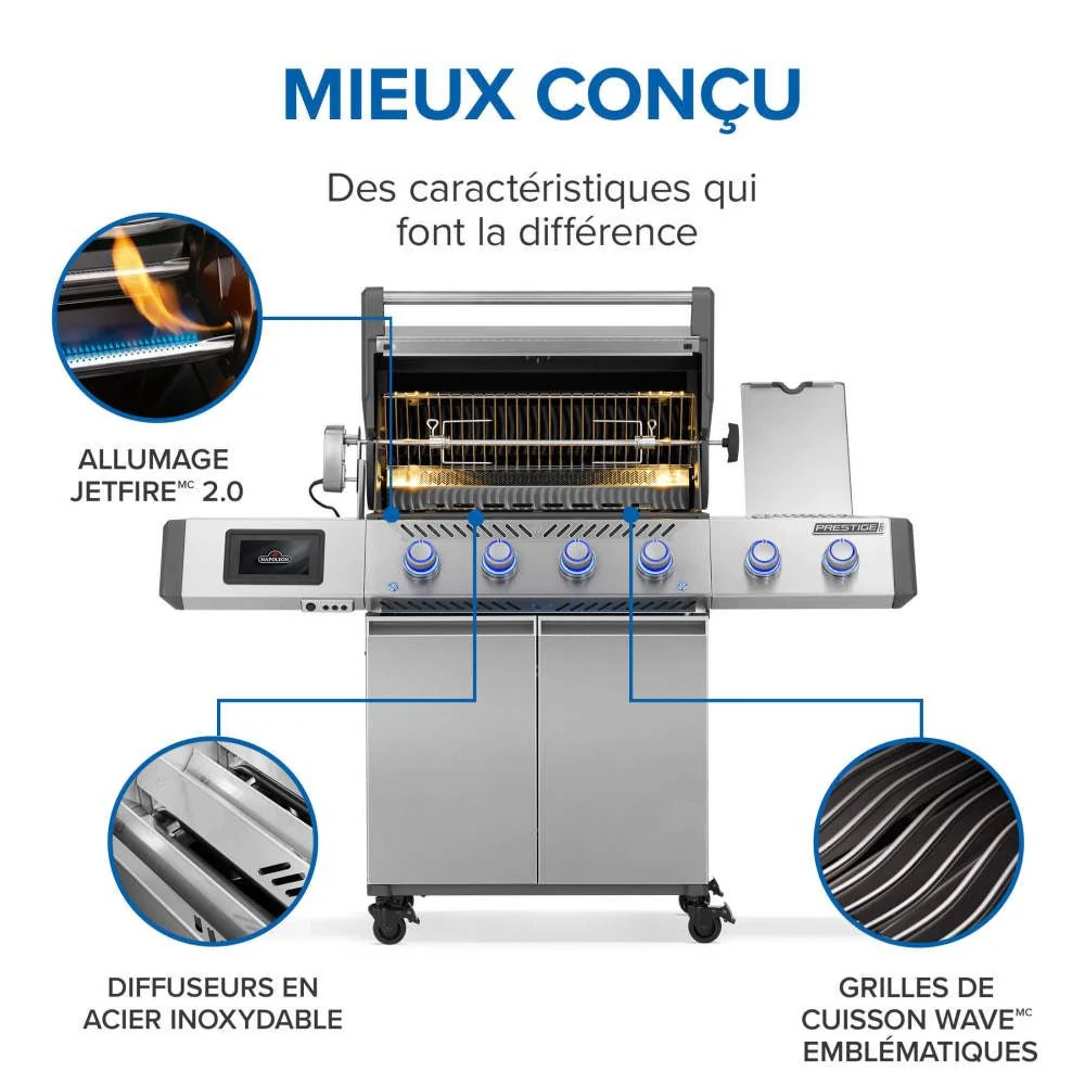 PRO500VXRSIBPSS - Gril Prestige PRO 500 au propane avec technologie intelligente - Image 3