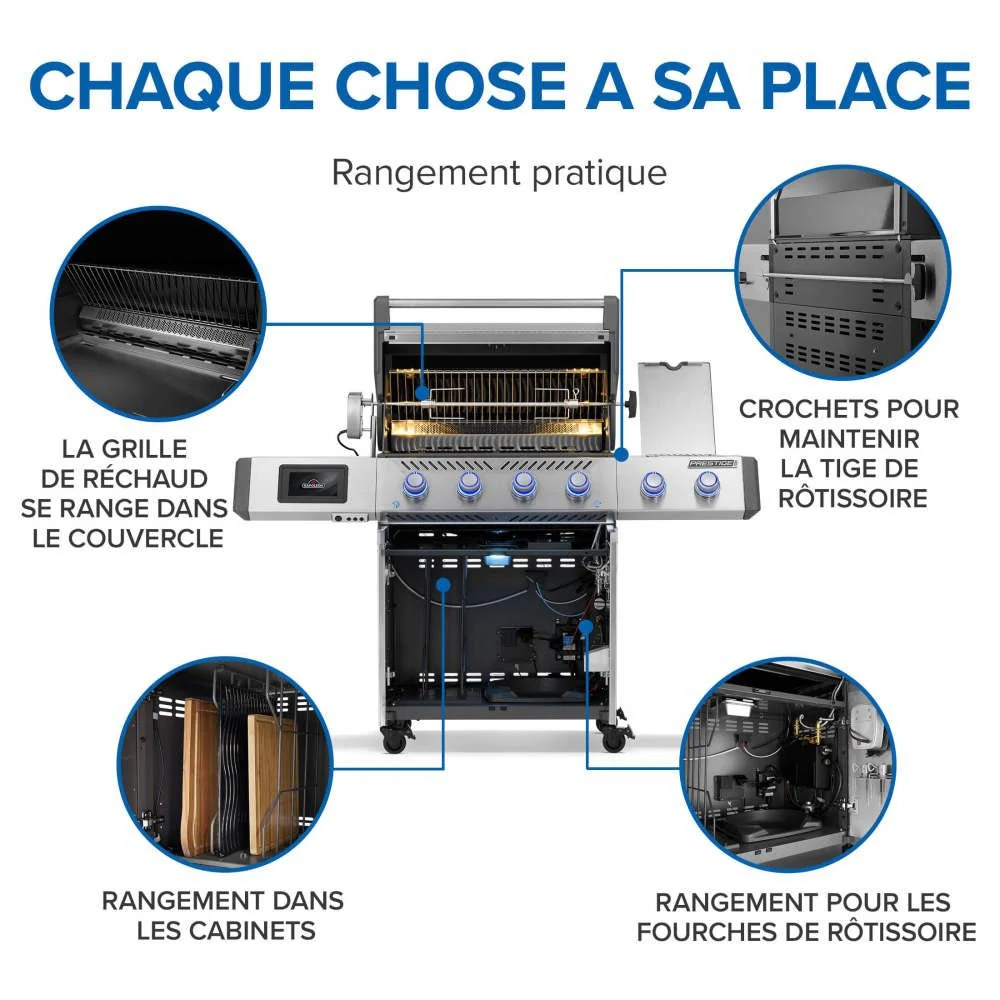 PRO500VXRSIBPSS - Gril Prestige PRO 500 au propane avec technologie intelligente - Image 6