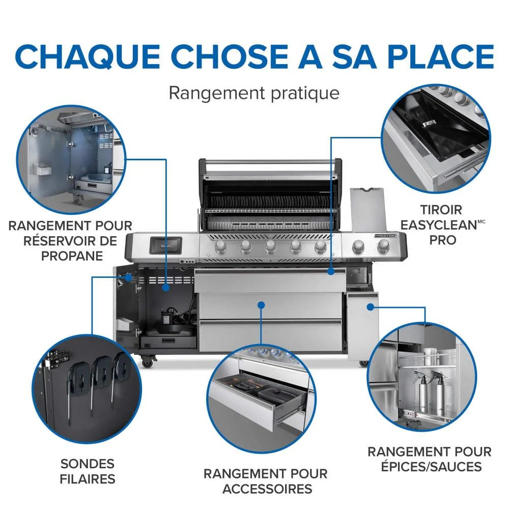PRO665VXRSIBNSS - Gril Prestige PRO 665 Élite au gaz naturel avec technologie intelligente et boîte à fumage électrique - Image 7