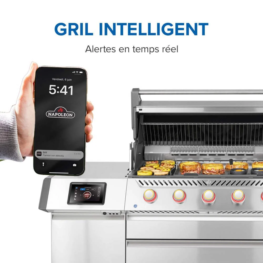 PRO665VXRSIBPSS - Gril Prestige PRO 665 Élite au propane avec technologie intelligente et boîte à fumage électrique - Image 13