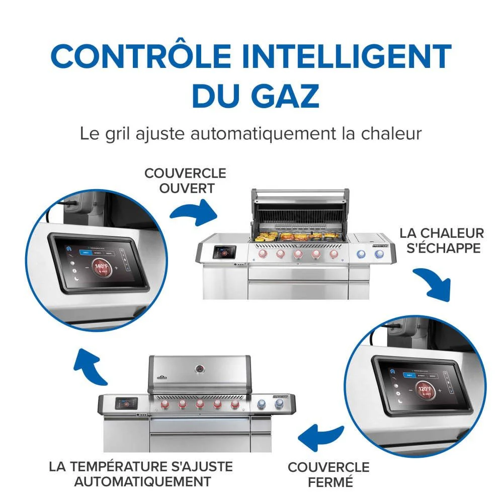 PRO665VXRSIBPSS - Gril Prestige PRO 665 Élite au propane avec technologie intelligente et boîte à fumage électrique - Image 4