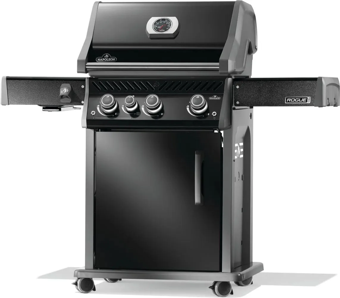 RP425SIBNK-2 - Gril Rogue PRO 425 au gaz naturel avec brûleur latéral infrarouge, noir - Image 2