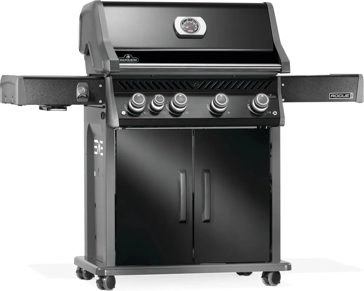 RP525SIBPK-2 - Napoleon Rogue PRO 525 au propane avec brûleur latéral infrarouge, noir - Image 2
